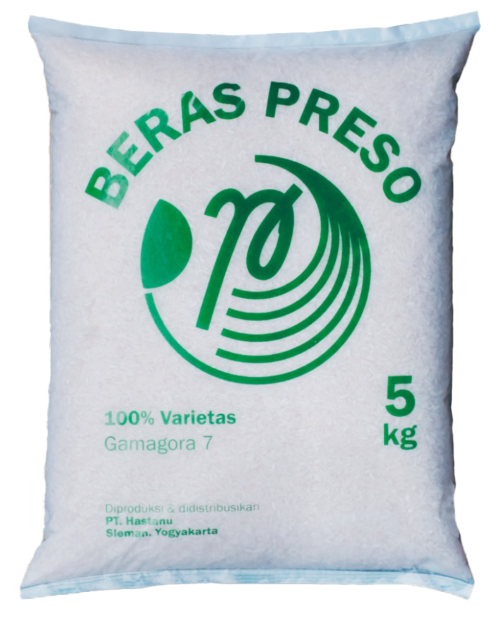 Kemasan Beras Preso